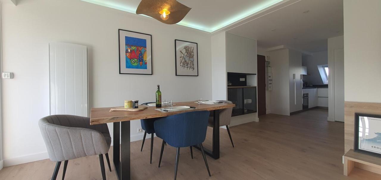 Appartement Bretagne Vue Mer Exceptionnelle Sur Les Hauts D'Erquy Au Calme ! Et Au Pied Du Gr34 Kültér fotó