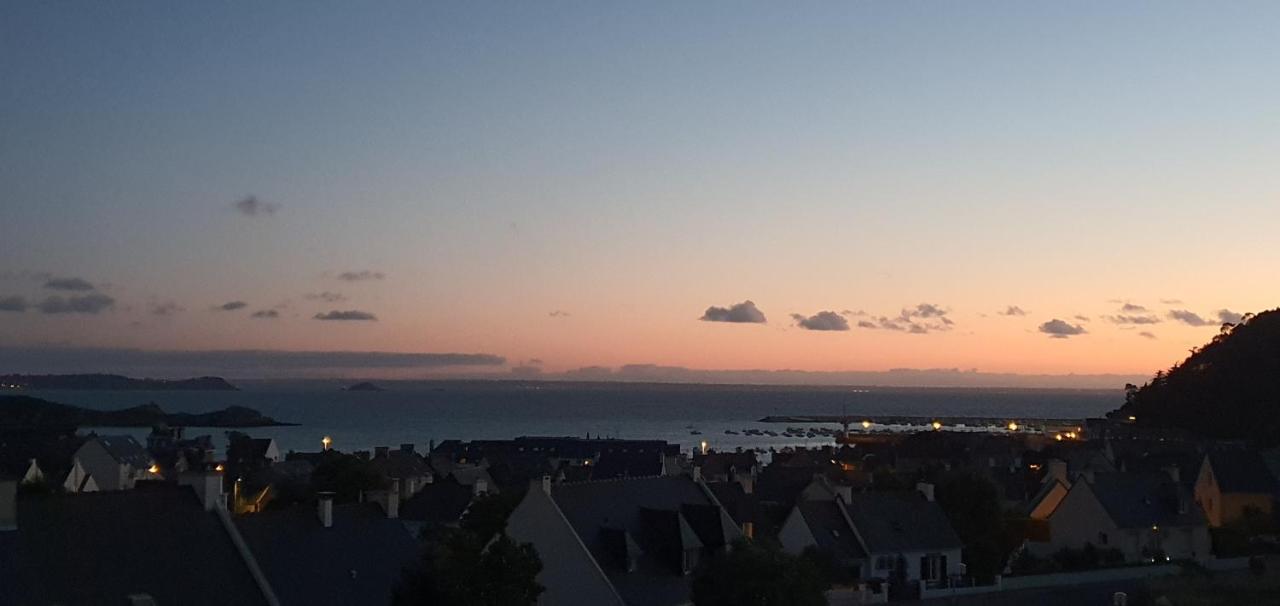 Appartement Bretagne Vue Mer Exceptionnelle Sur Les Hauts D'Erquy Au Calme ! Et Au Pied Du Gr34 Kültér fotó