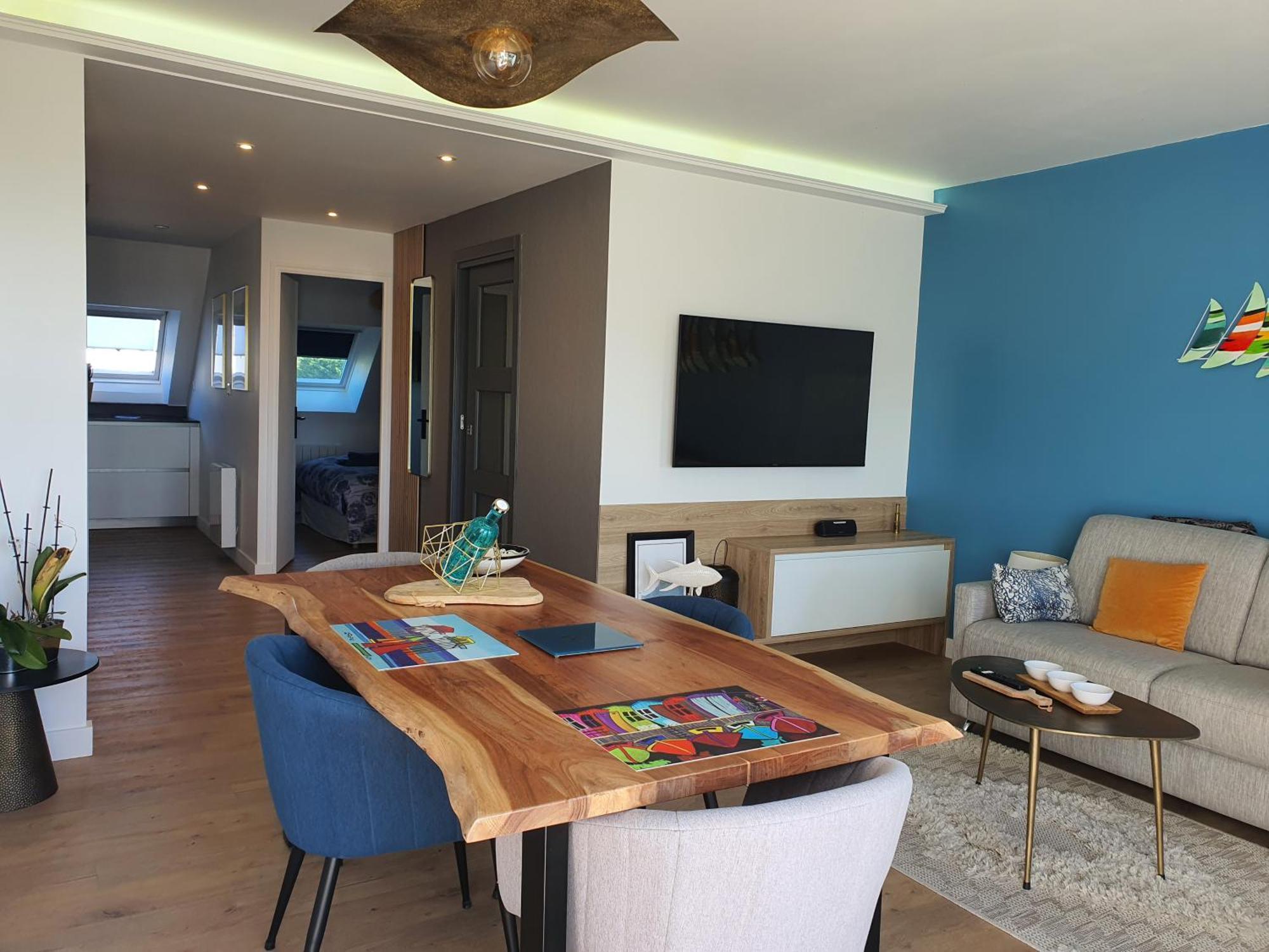 Appartement Bretagne Vue Mer Exceptionnelle Sur Les Hauts D'Erquy Au Calme ! Et Au Pied Du Gr34 Kültér fotó
